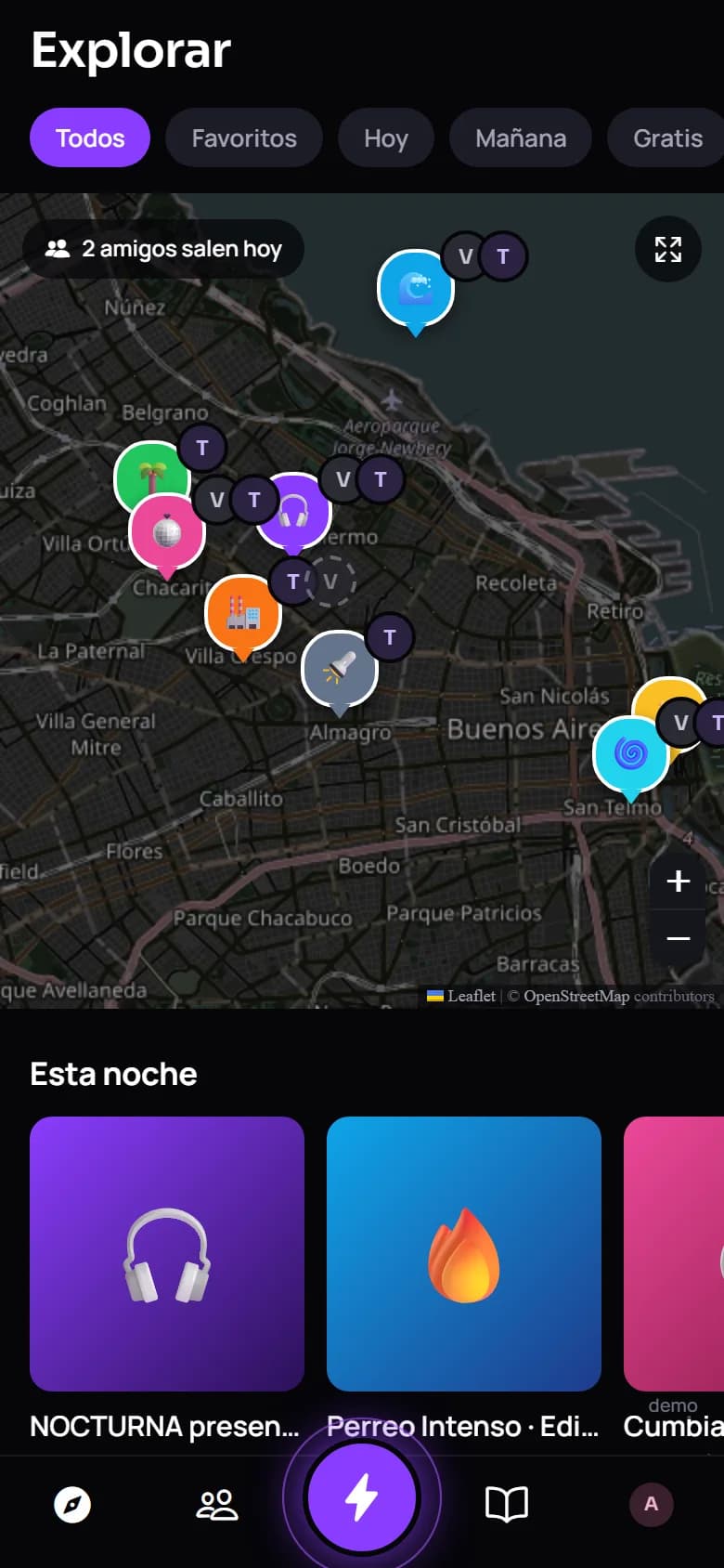 Pantalla 01 de SPARK: Explorar