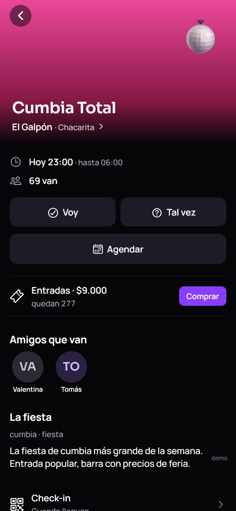 Pantalla 02 de SPARK: La fiesta